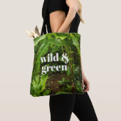 Wilde & Groene Tropische Jungle Tuin Tote Bag (Dichtbij)