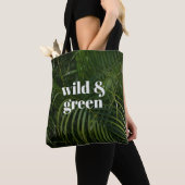 Wilde & Groene Tropische Tuin Tote Bag (Dichtbij)