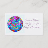 Wilde groovy 70 kleuren Thunder_Cove Visitekaartje (Achterkant)