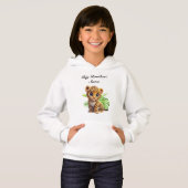 Wilde grote broer zus luipaard sweatshirt (Voorkant volledig)
