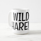 Wilde haas koffiemok (Voorkant links)