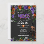 Wilde Halloween Birthday of Costume Party Kaart (Voorkant)