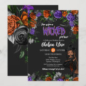 Wilde Halloween Birthday of Costume Party Kaart (Voorkant / Achterkant)