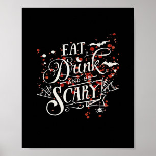 Wilde Halloween Griezelen Esthetische Grafische St Poster
