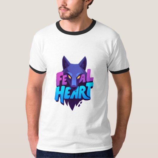 “Wilde Hart” Heren T-shirt (Voorkant)