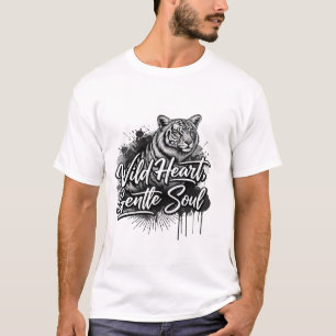 Wilde Hart Zachte Ziel Tijger T-shirt