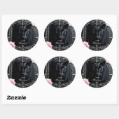 Wilde harten, eeuwige geloften. ronde sticker (Vel)