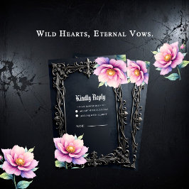 Wilde harten, eeuwige geloften. RSVP kaartje
