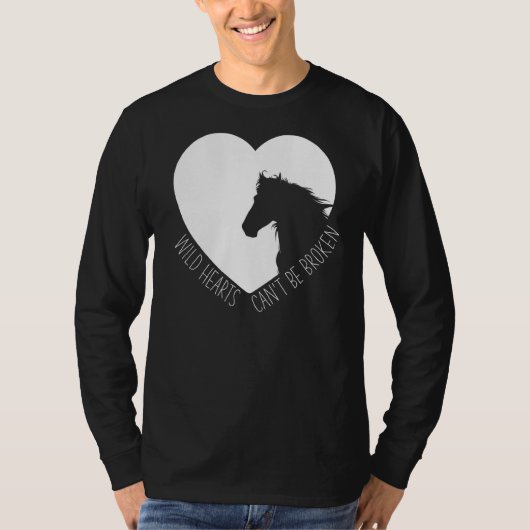 Wilde harten Horseback Riding T-shirt (Voorkant)