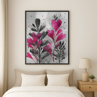 Wilde harten in bloei poster