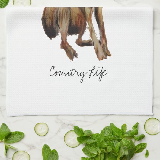 Wilde hazen theedoeken (Gevouwen)