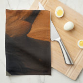 Wilde hengst, Gouden Licht en Regenboog Theedoek (Quarter Fold)