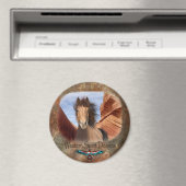 Wilde hengst zuidwestelijke magneet (Insitu (Vaatwasser))