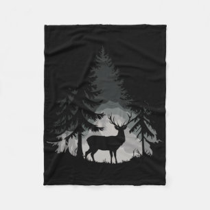 Wilde Herten Bos Natuurlijke Fauna Buitenleven Fleece Deken