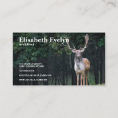 wilde herten van wilde herten visitekaartje (Achterkant)