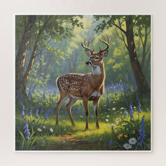 Wilde Hertpuzzel Legpuzzel (Verticaal)