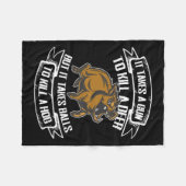 Wilde Hog Hunting Boar Hunting Fleece Deken (Voorkant (Horizontaal))