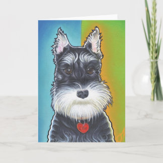Wilde Hond Schnauzer Kaart