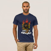 Wilde hond t-shirt (Voorkant volledig)