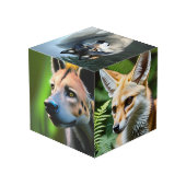 wilde honden en vossen, kubus (Achter hoekig)