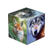 wilde honden en vossen, kubus (Voorkant hoekig)