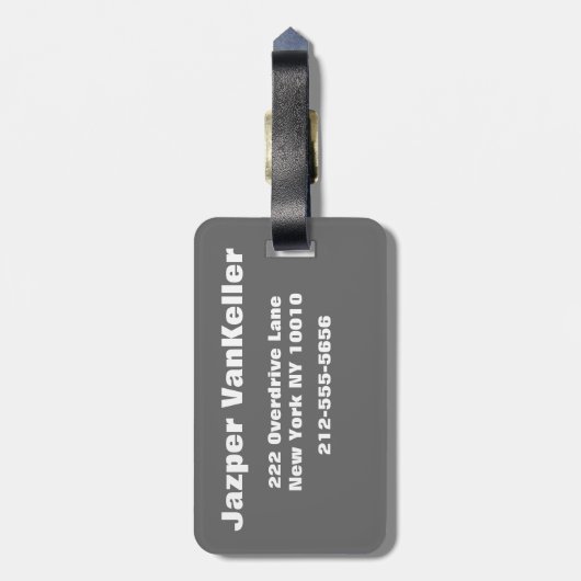 Wilde honden redden ons leven bagagelabel (Achterkant verticaal)