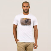 Wilde honden redden ons leven t-shirt (Voorkant volledig)