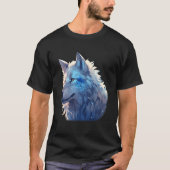 Wilde hondenwolf en Canid voorouder van de hond T-shirt (Voorkant)
