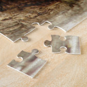 Wilde honingbijen in een holle boom legpuzzel (Zijkant)