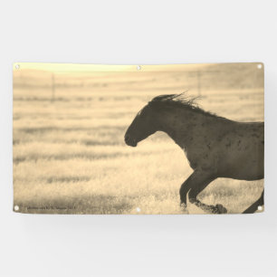 WILDE HOREN VAN DE UTAH BANNER MET GROMMET