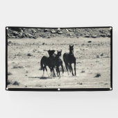 WILDE HOREN VAN DE UTAH BANNER MET GROMMETS (Horizontaal)