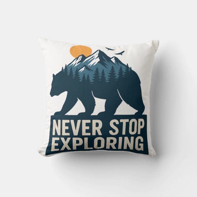 Wilde horizons kussen (Voorkant)