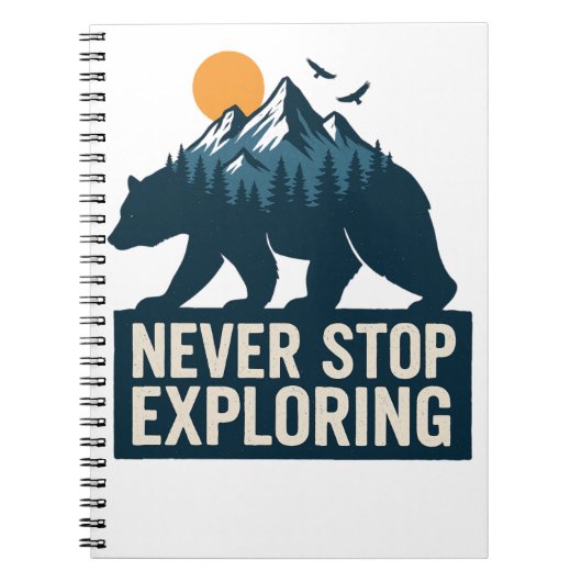 Wilde horizons notitieboek (Voorkant)