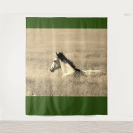 WILDE HORSE IN DE DESERT  Tapestry Wandkleed
