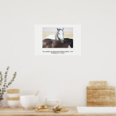 WILDE HORSE VAN DE ONAQUI MOUNTAINS, UTAH POSTER (Keuken)