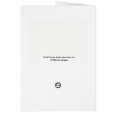 WILDE HORSE WALING MET NIEUWE MOON NOTECARD (Achterkant)