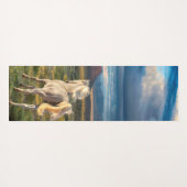 WILDE HORSES "Live to run" Yogamat (Achterkant (horizontaal))