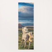 WILDE HORSES "Live to run" Yogamat (Achterkant)