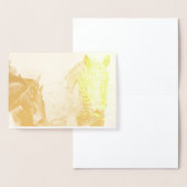 WILDE HORSES VAN UTAH MARE EN FOAL Folie Card Folie Kaarten (Display)