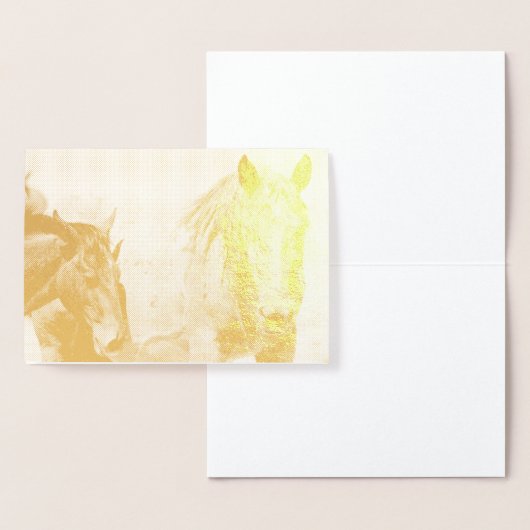 WILDE HORSES VAN UTAH MARE EN FOAL Folie Card Folie Kaarten (Display)