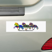 Wilde IJslanders Bumpersticker (Op auto)