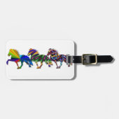 Wilde IJslandse dics Bagagelabel (Voorkant horizontaal)