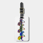 Wilde IJslandse dics Bagagelabel (Voorkant verticaal)