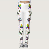 Wilde IJslandse dics Leggings (Voorkant)