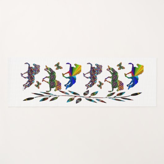 Wilde IJslandse dics Yogamat (Voorkant (horizontaal))