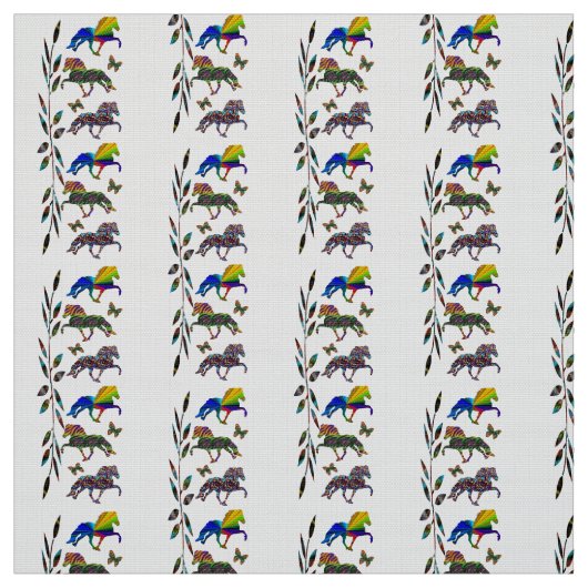 Wilde IJslandse Paard Stof (Swatch)
