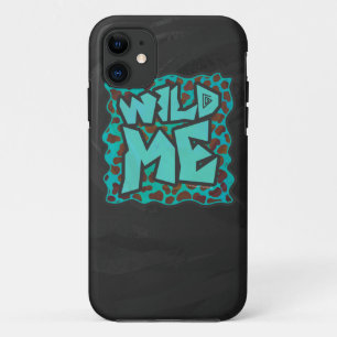 Wilde ik Dalmatian Brown en Blauwgroen design Case-Mate iPhone Case