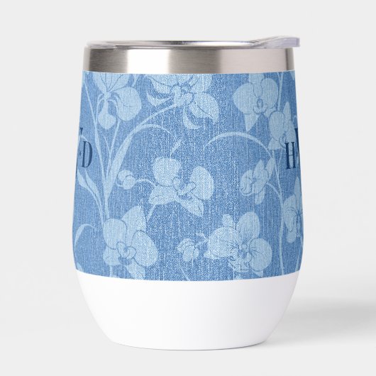 wilde indigoorchidee (Links)