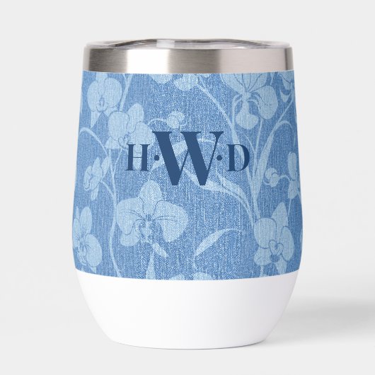 wilde indigoorchidee (Achterkant)