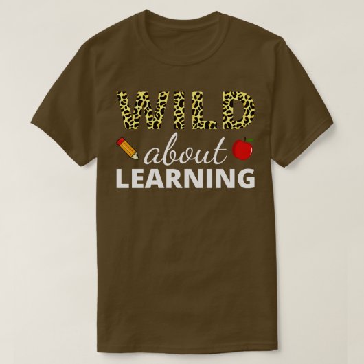 Wilde informatie over leren II T-shirt (Design voorkant)